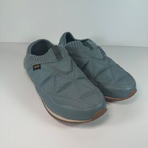 Teva ReEmber Slip On Quilted Camp Shoes Blue Grey 1125471 Womens size 8 Used